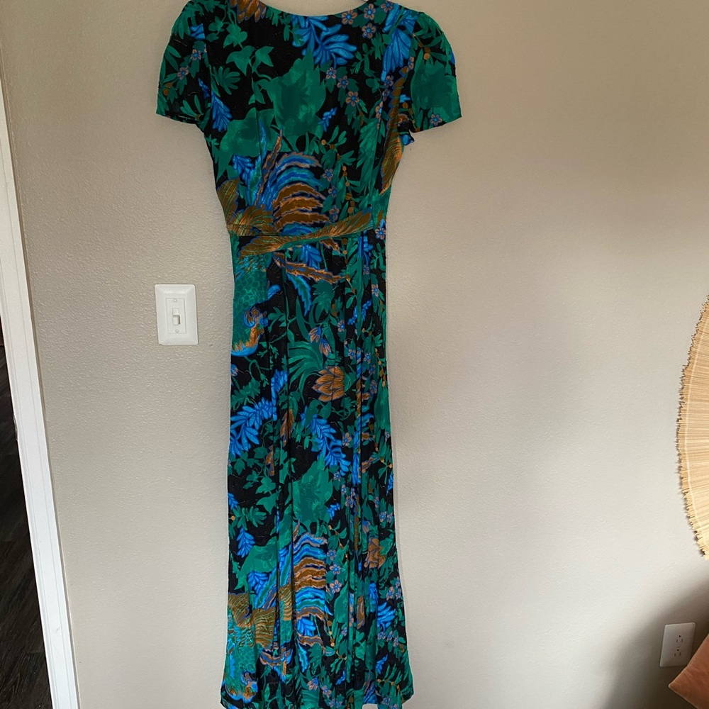 Sezane Armelle Floral Wrap Maxi Dress - Picture 6 of 6